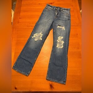Aeropostale Blue Distressed Women Jeans